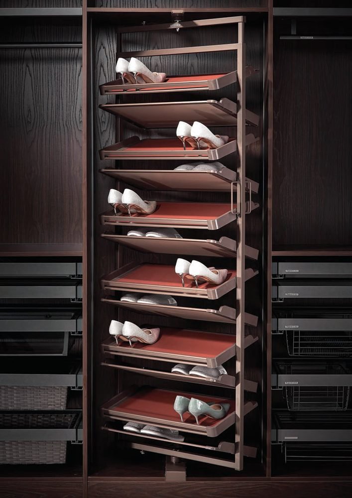 Swivel Shoe Rack Revolving with Soft Close